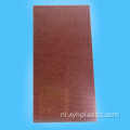 Bruine stof katoenen doek gelamineerd bord